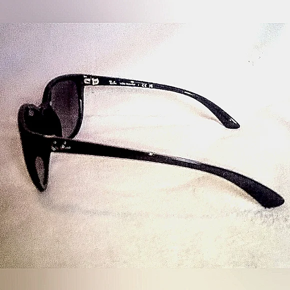 Women's Ray-Ban RB 4167 Gradient Lenses Polished Black Cat Eye Sunglasses